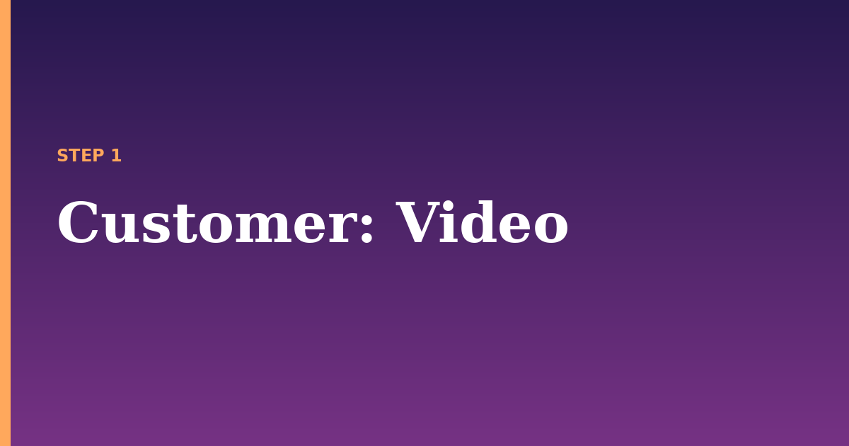 customer illustration for: Video