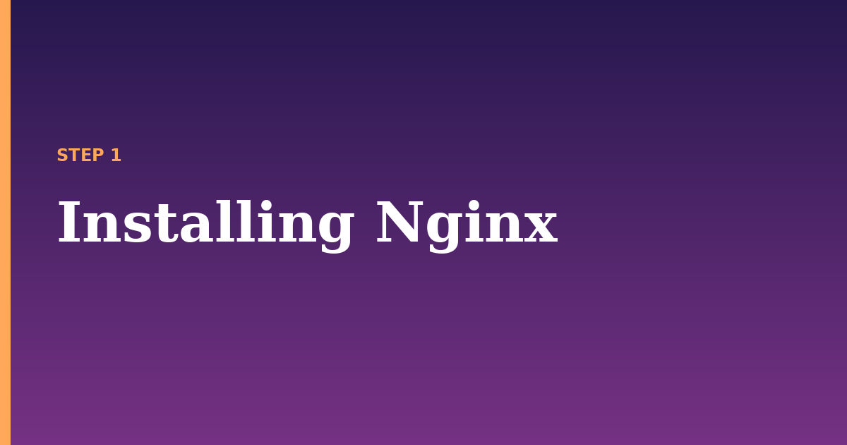 nginx illustration for: Installing Nginx