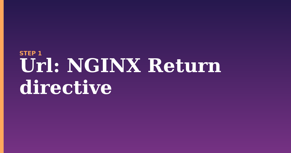 url illustration for: NGINX Return directive