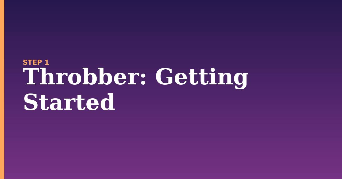 throbber illustration for: Getting Started