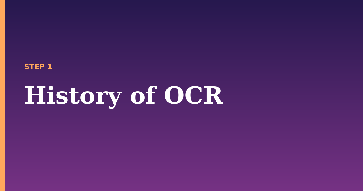 ocr illustration for: History of OCR
