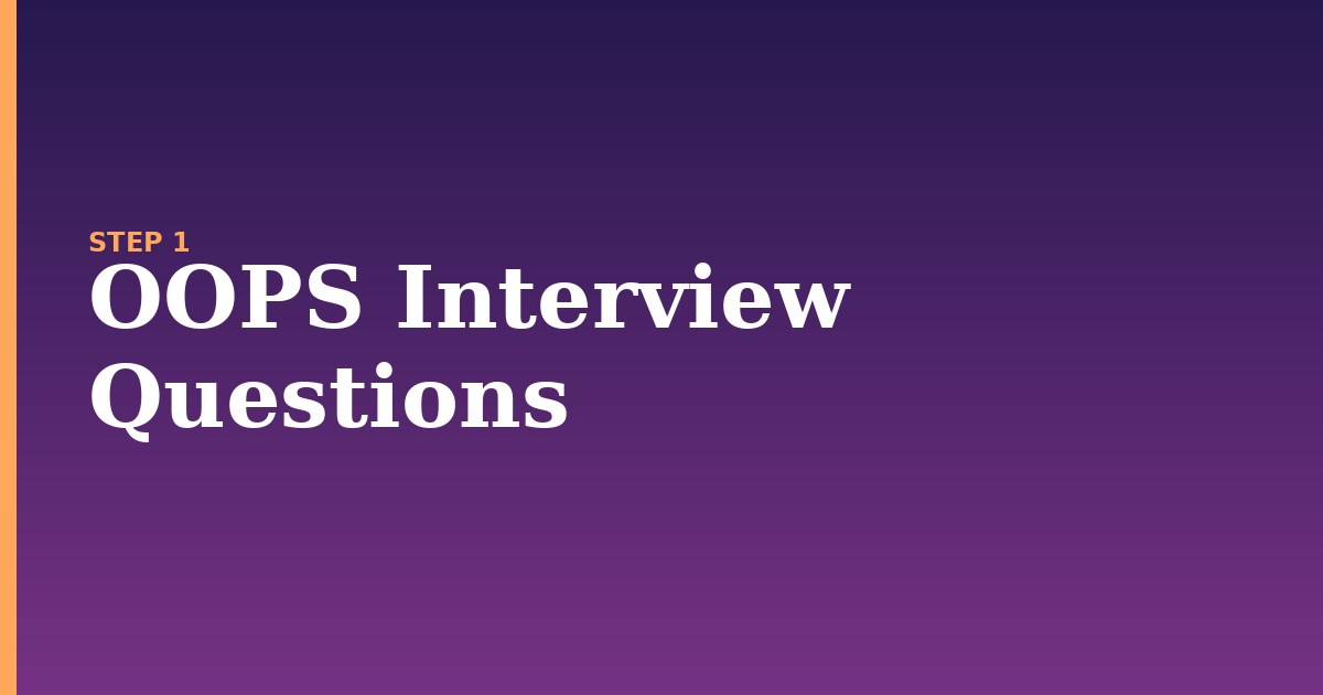 oops illustration for: OOPS Interview Questions