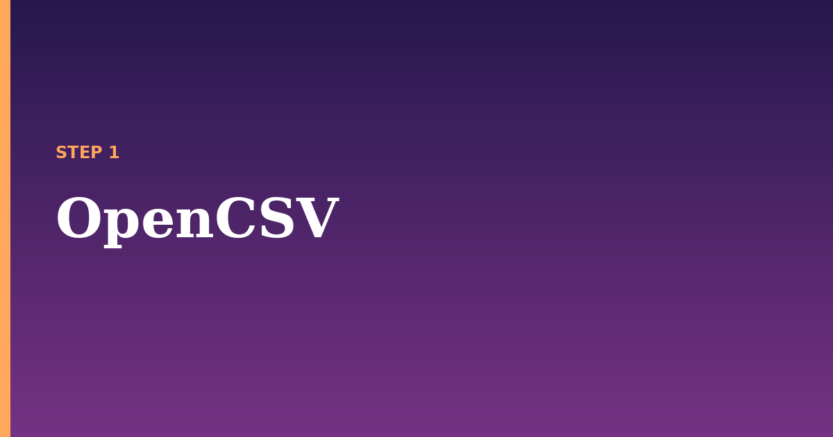 opencsv illustration for: OpenCSV