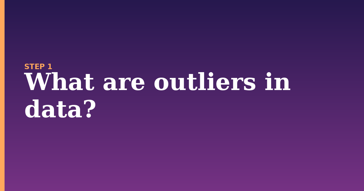 outlier illustration for: What are outliers in data?
