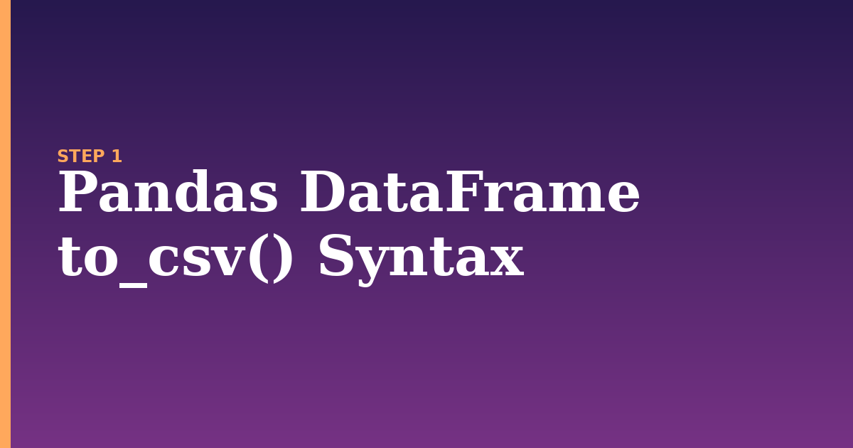 csv illustration for: Pandas DataFrame to_csv() Syntax