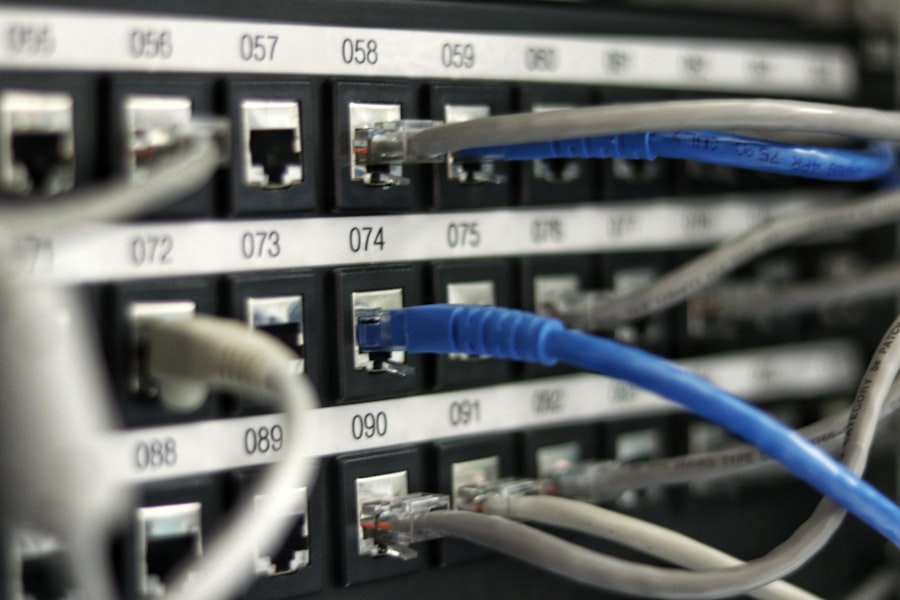 Cloud computing technology abstract digital network