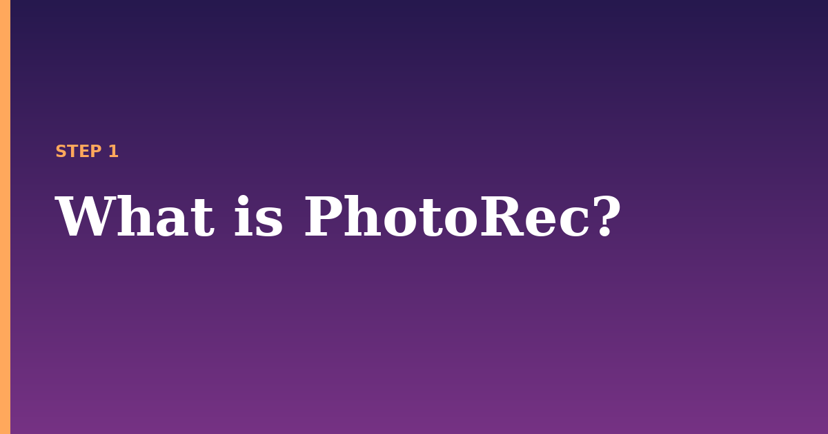 photorec illustration for: What is PhotoRec?