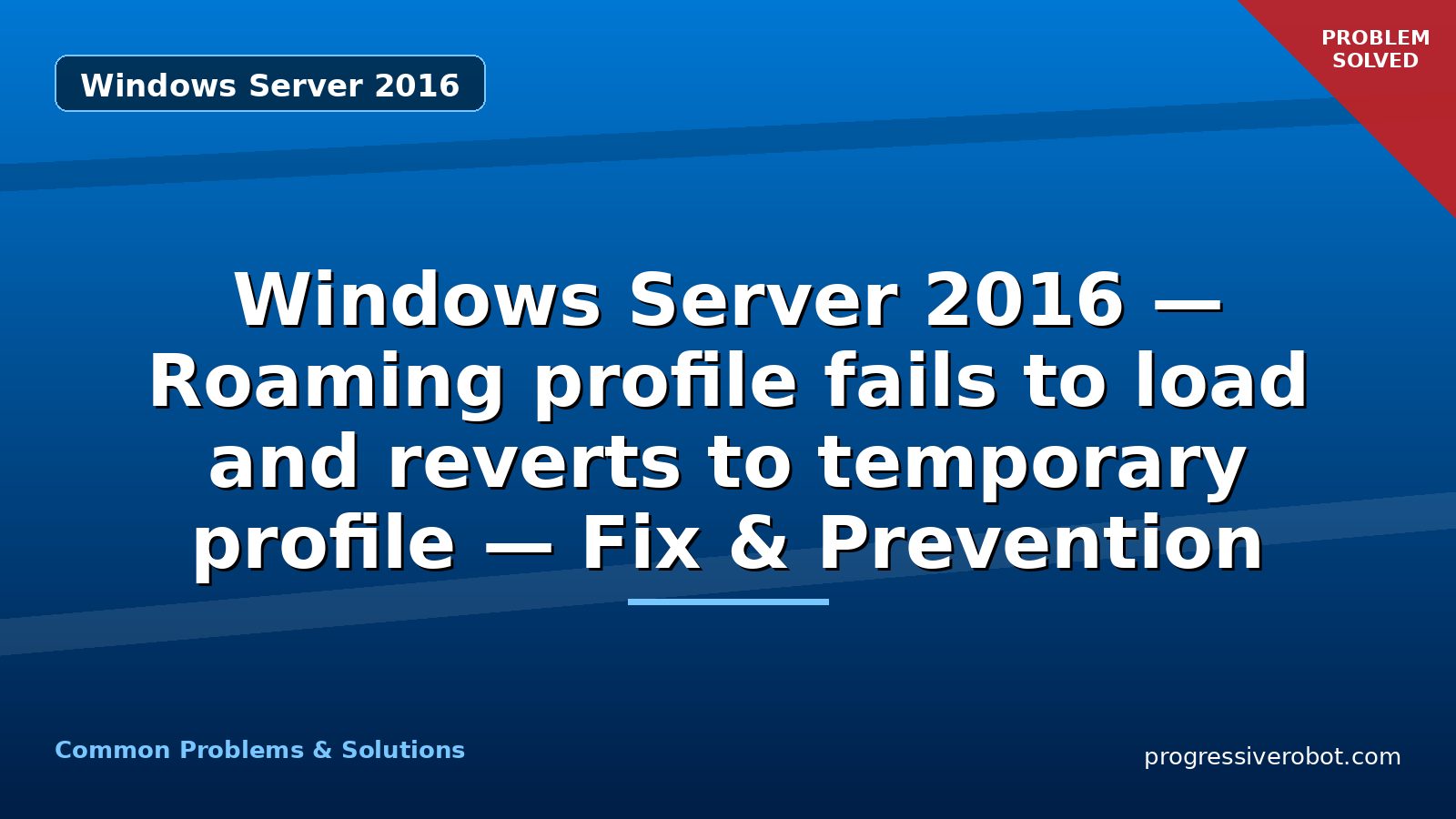Common Problems 112954
