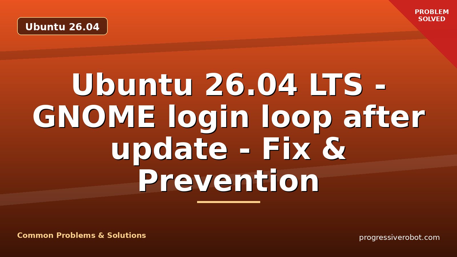Common Problems 115952