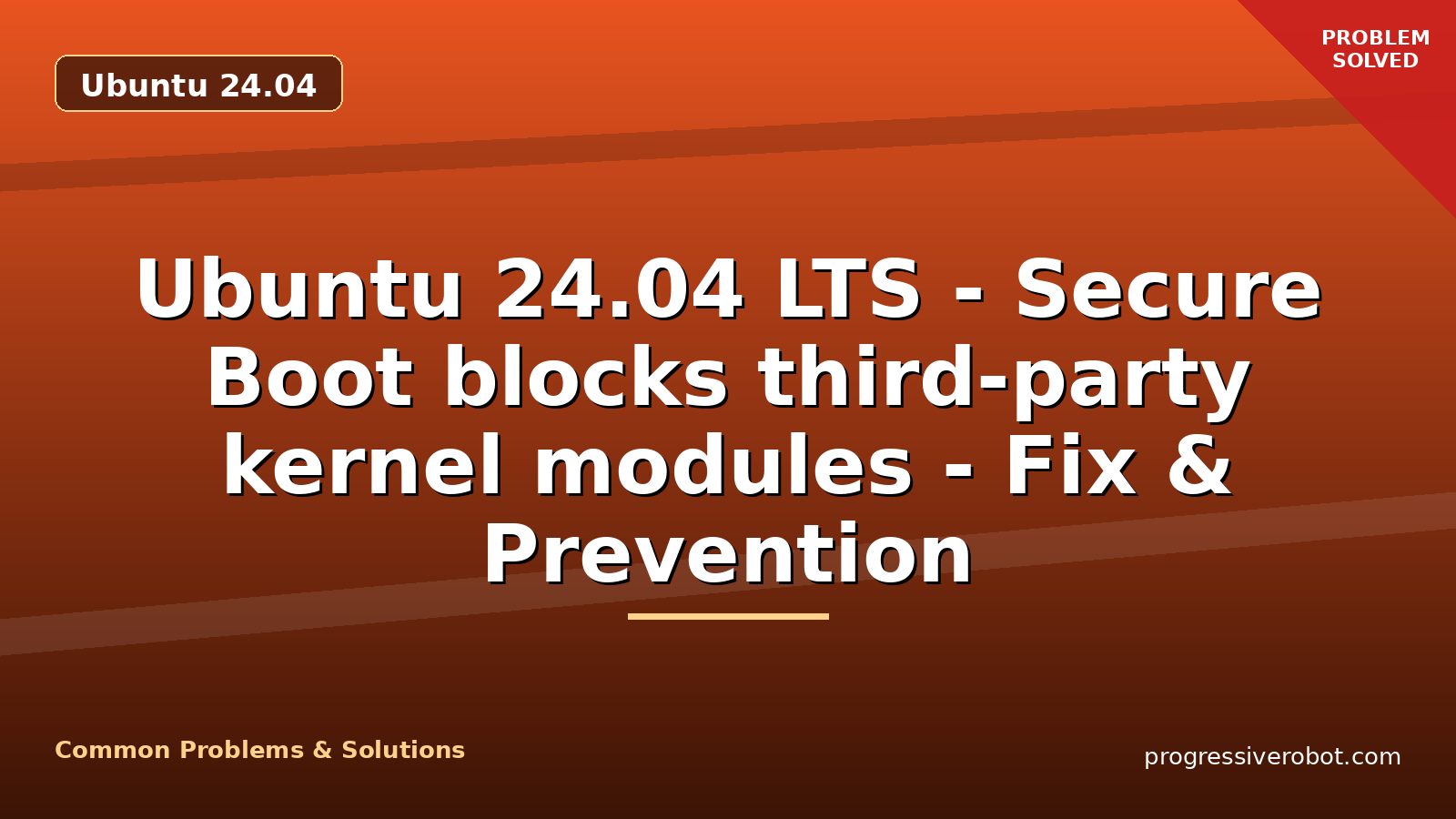 Common Problems 116470