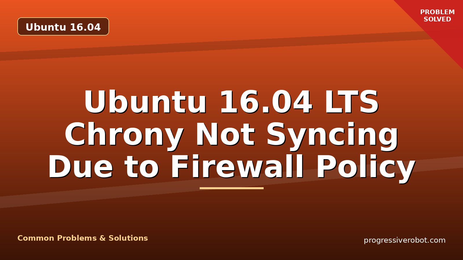Ubuntu 16.04 LTS Chrony Not Syncing Due to Firewall Policy