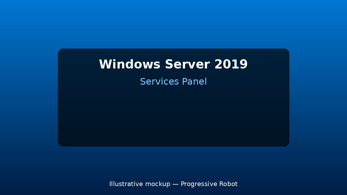 Windows Server 2019 β Delivery Optimization peer cache disabled causing WAN saturation during patch β Fix & Prevention 9 Illustrative mockup for windows-server-2019 β services_panel