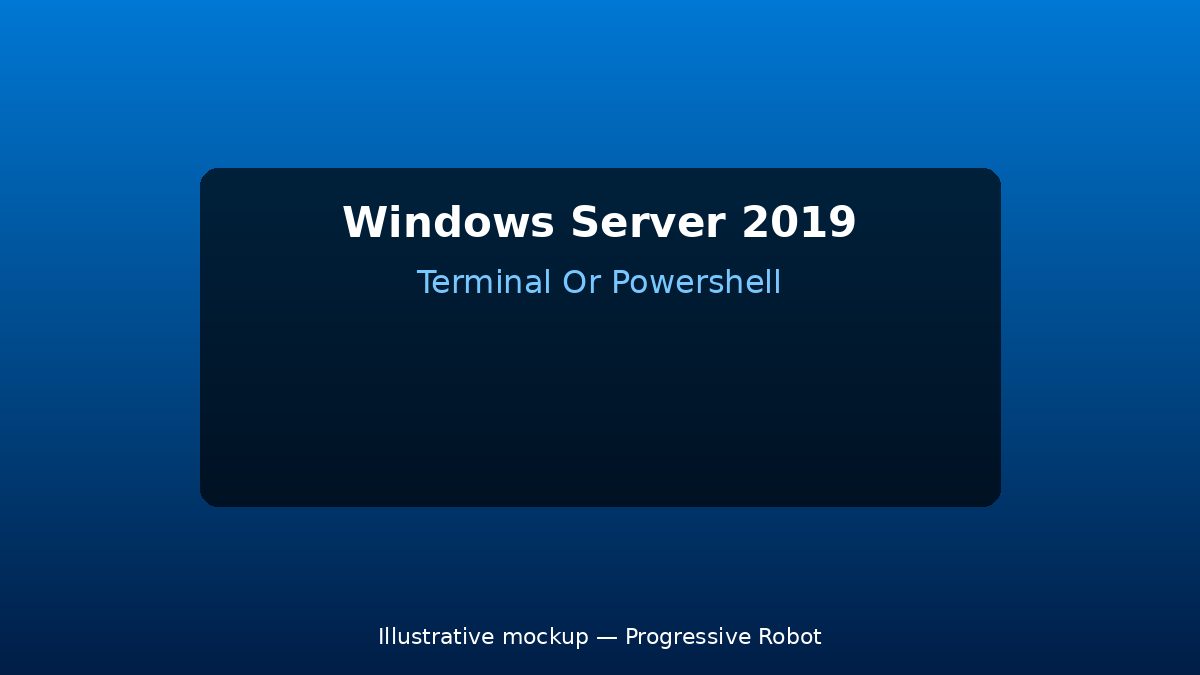 Windows Server 2019 — AAD Connect sync conflict on user attribute causes export error — Fix & Prevention 9 Illustrative mockup for windows-server-2019 — terminal_or_powershell