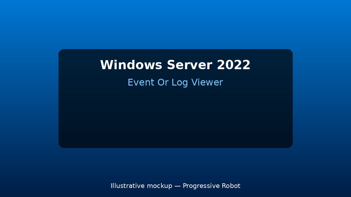 Windows Server 2022 β ADFS SAML token claims missing after attribute store change β Fix & Prevention 8 Illustrative mockup for windows-server-2022 β event_or_log_viewer
