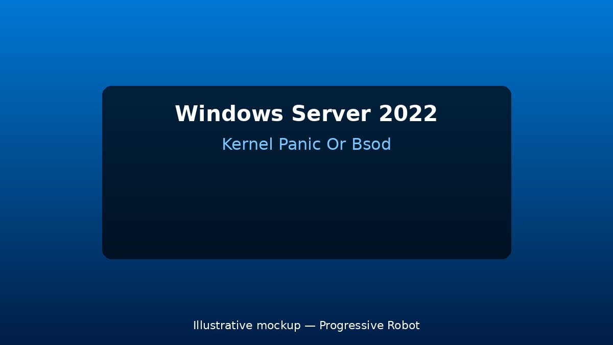 Windows Server 2022 β WDAC policy enforcement causes kernel driver load failures β Fix & Prevention 8 Illustrative mockup for windows-server-2022 β kernel_panic_or_bsod