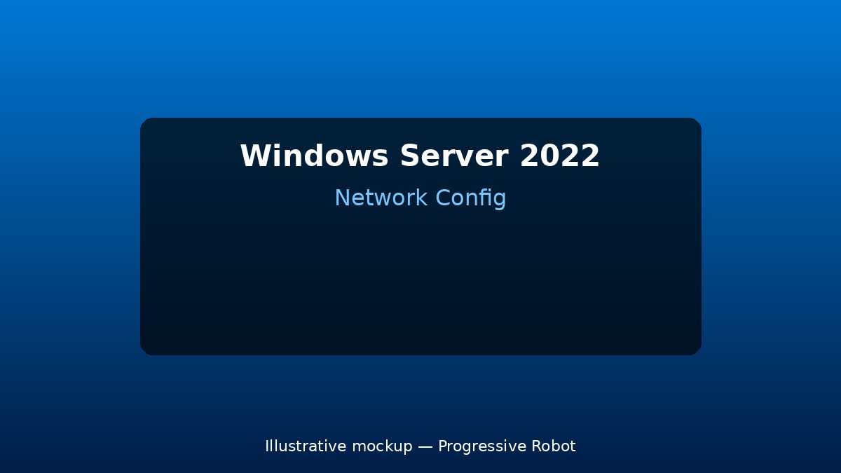 Windows Server 2022 β DFS namespace referrals return stale targets to clients β Fix & Prevention 8 Illustrative mockup for windows-server-2022 β network_config