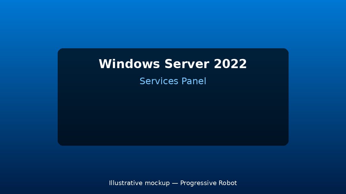 Windows Server 2022 β ADFS SAML token claims missing after attribute store change β Fix & Prevention 9 Illustrative mockup for windows-server-2022 β services_panel