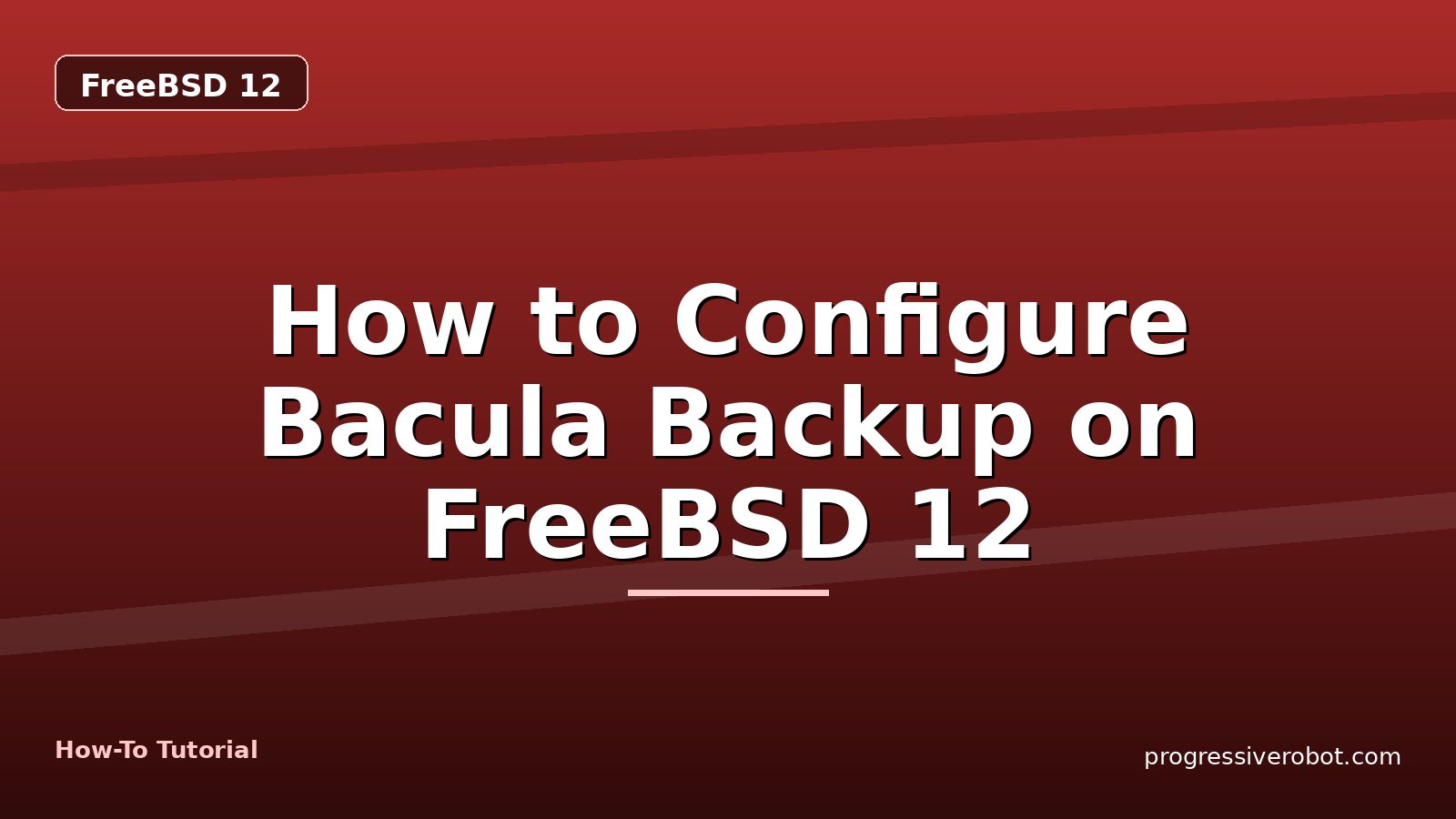 How to Configure Bacula Backup on FreeBSD 12
