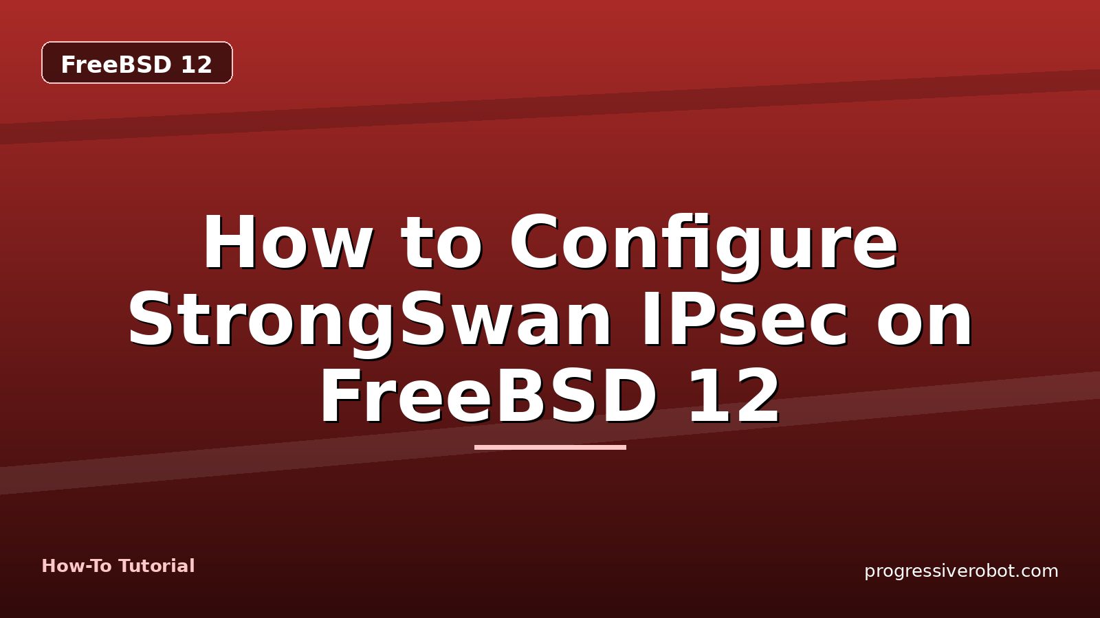 How to Configure StrongSwan IPsec on FreeBSD 12