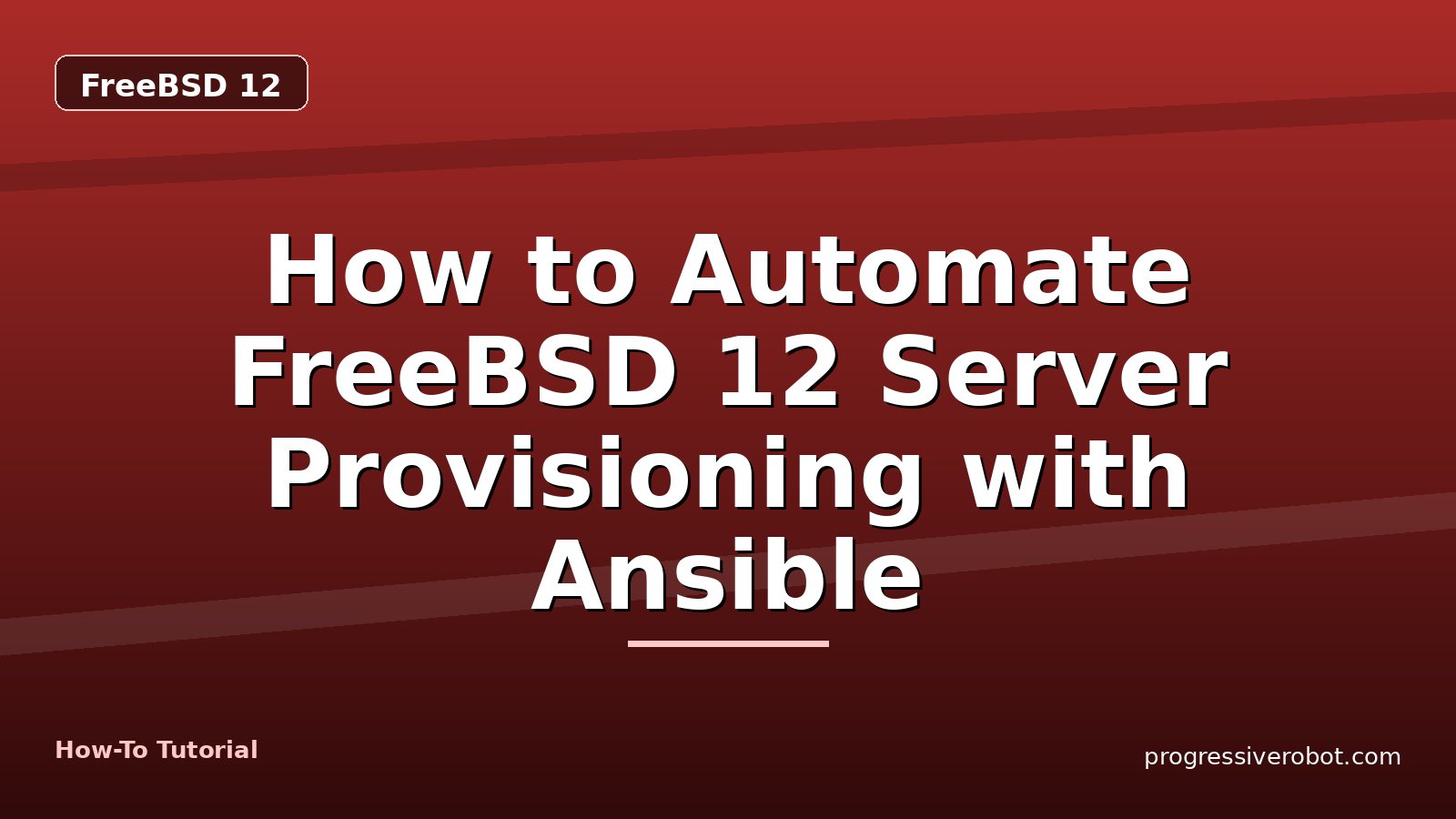 How to Automate FreeBSD 12 Server Provisioning with Ansible