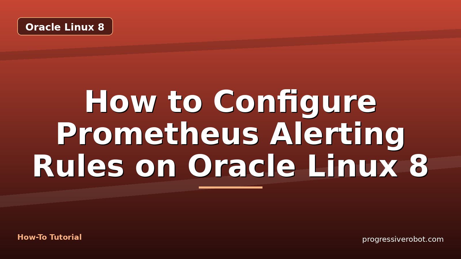 How to Configure Prometheus Alerting Rules on Oracle Linux 8