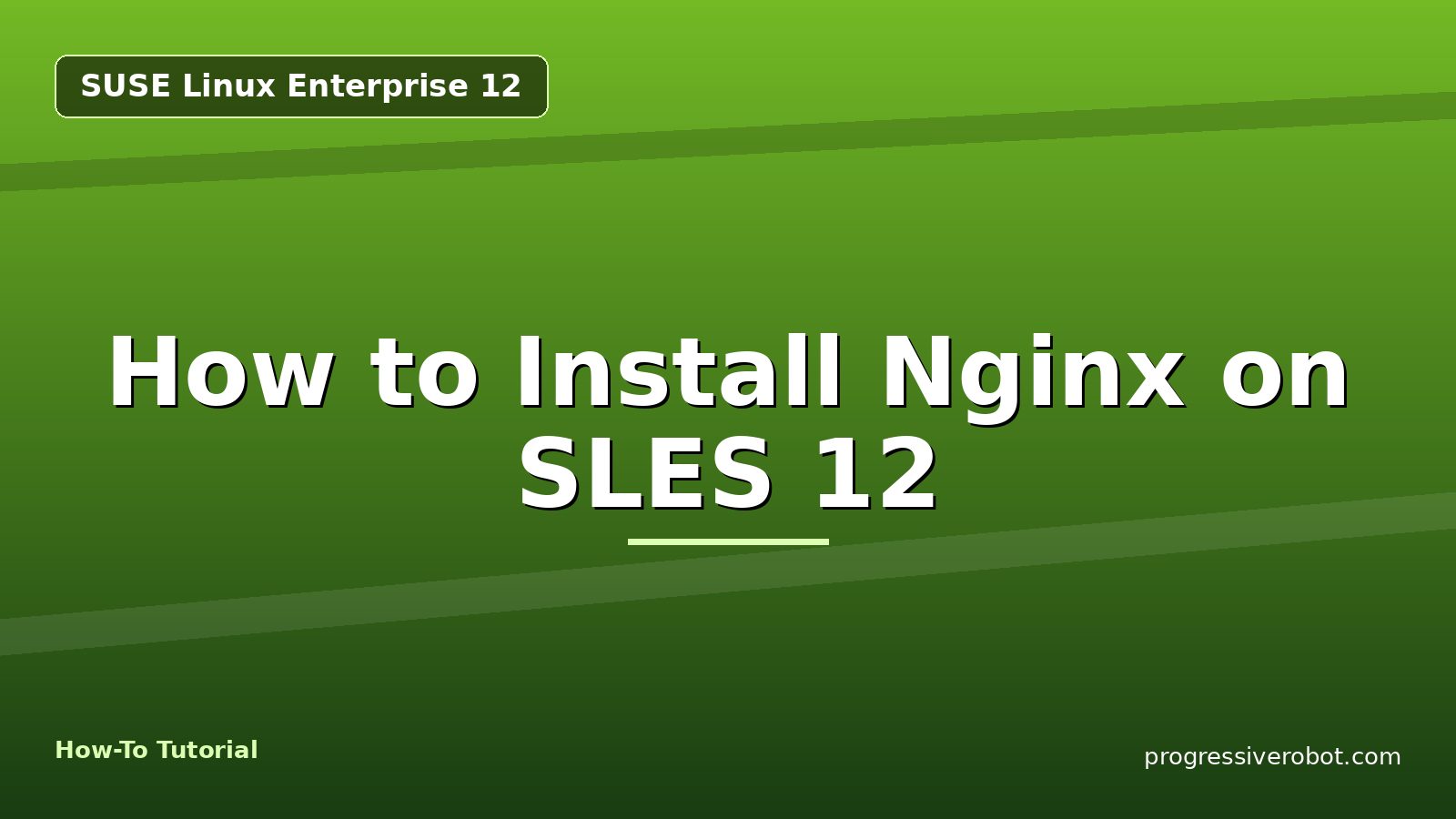 How to Install Nginx on SLES 12