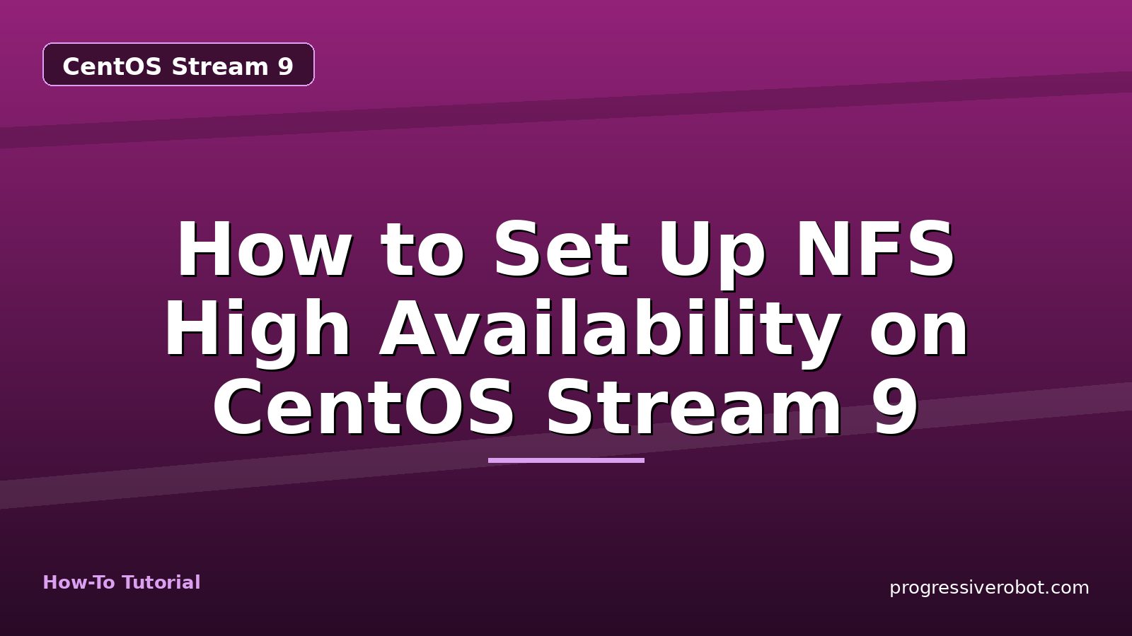 How to Set Up NFS High Availability on CentOS Stream 9