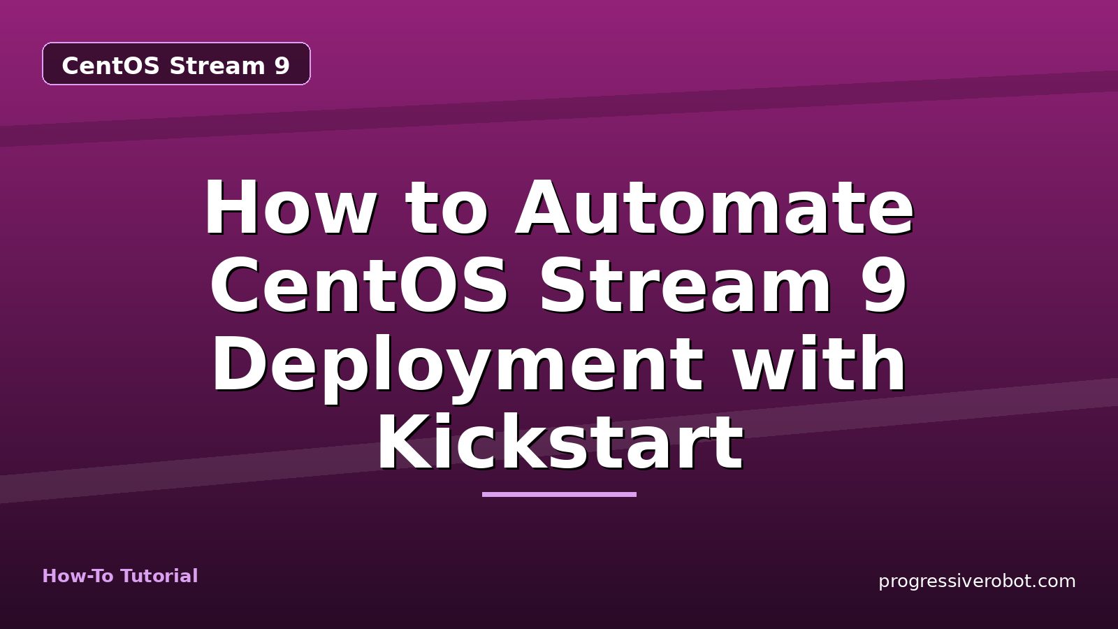 How to Automate CentOS Stream 9 Deployment with Kickstart