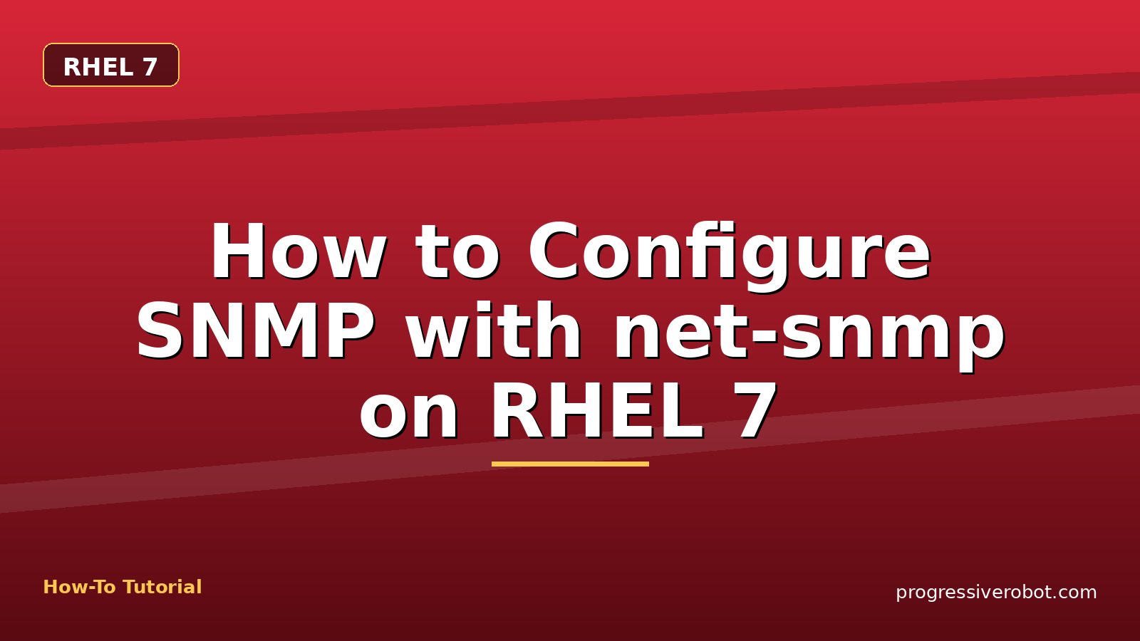 How to Configure SNMP with net-snmp on RHEL 7