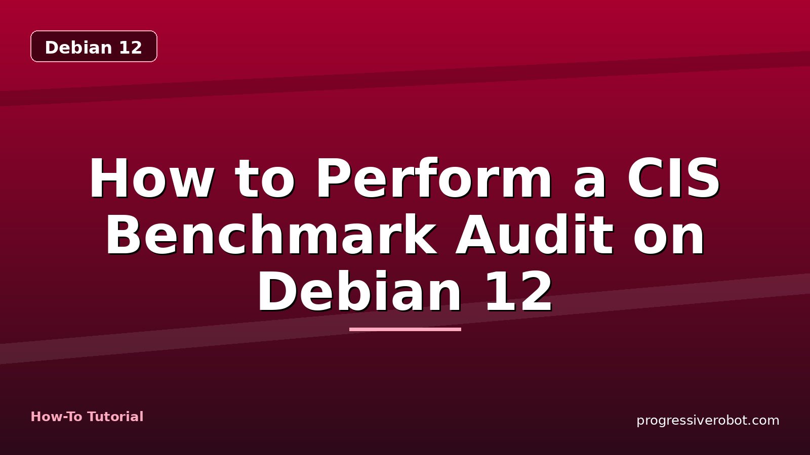 How to Perform a CIS Benchmark Audit on Debian 12 — step-by-step Debian 12 tutorial on Progressive Robot