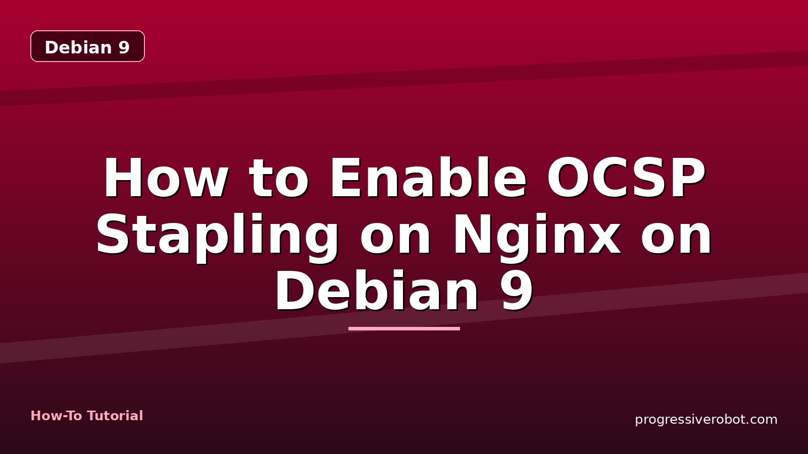 How to Enable OCSP Stapling on Nginx on Debian 9 — step-by-step Debian 9 tutorial on Progressive Robot