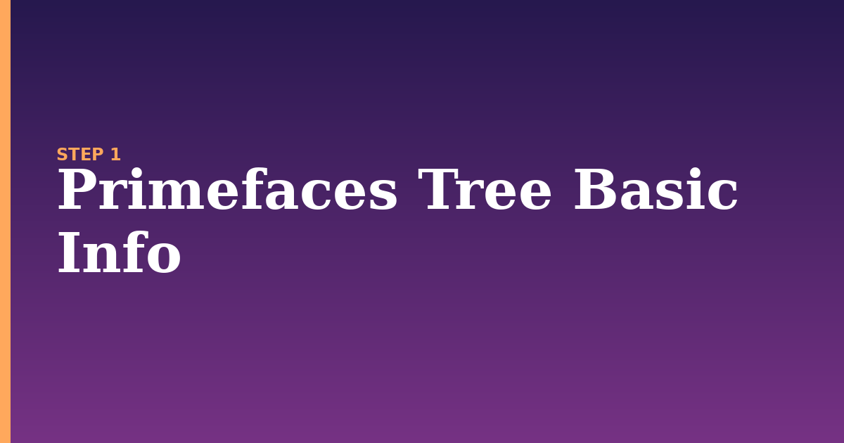 tree illustration for: Primefaces Tree Basic Info