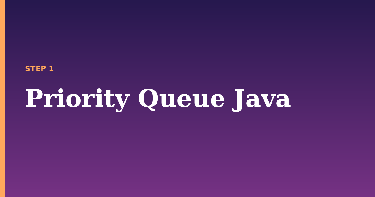 priority queue illustration for: Priority Queue Java