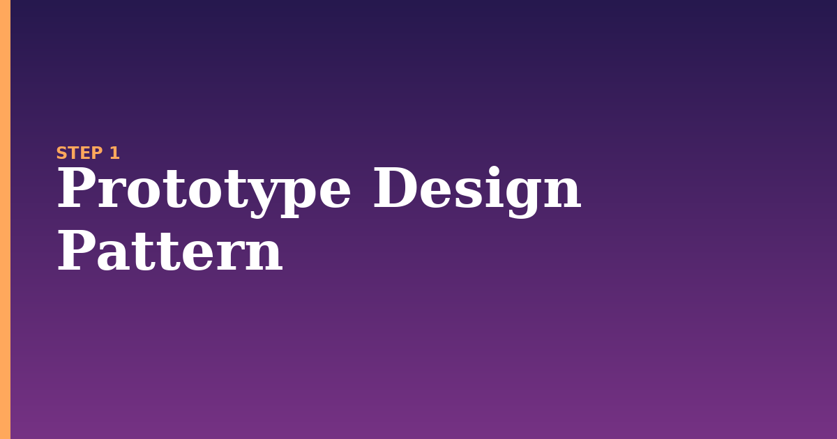 design pattern illustration for: Prototype Design Pattern
