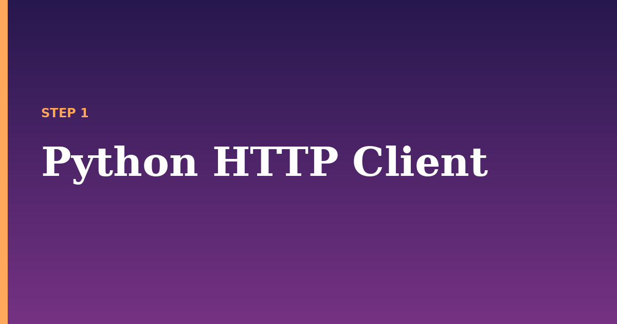 python http illustration for: Python HTTP Client
