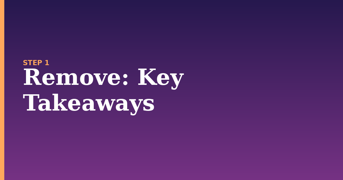 remove illustration for: Key Takeaways