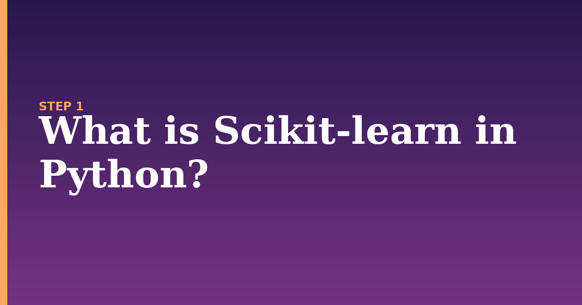 scikit-learn illustration for: What is Scikit-learn in Python?