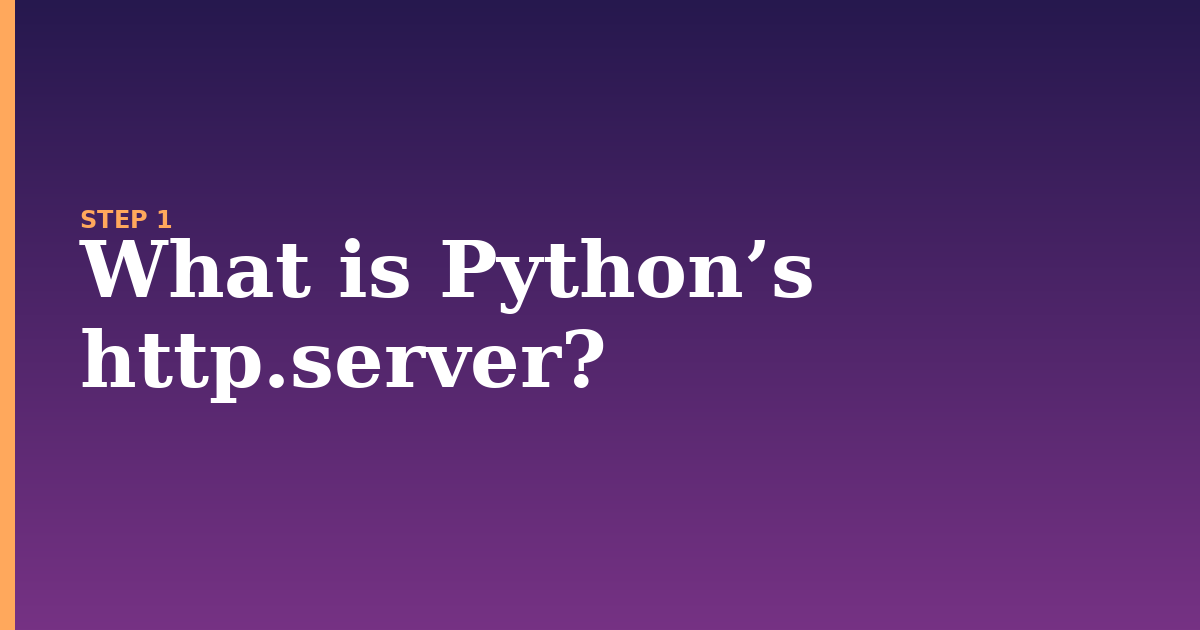 server illustration for: What is Python’s http.server?