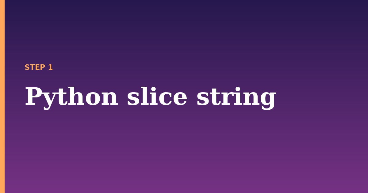 python slice illustration for: Python slice string