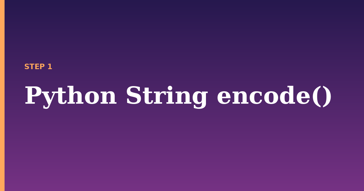 python string illustration for: Python String encode()