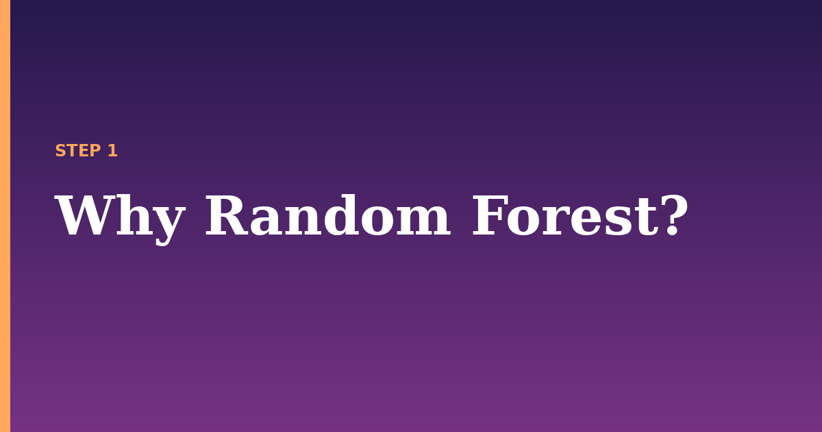 random illustration for: Why Random Forest?