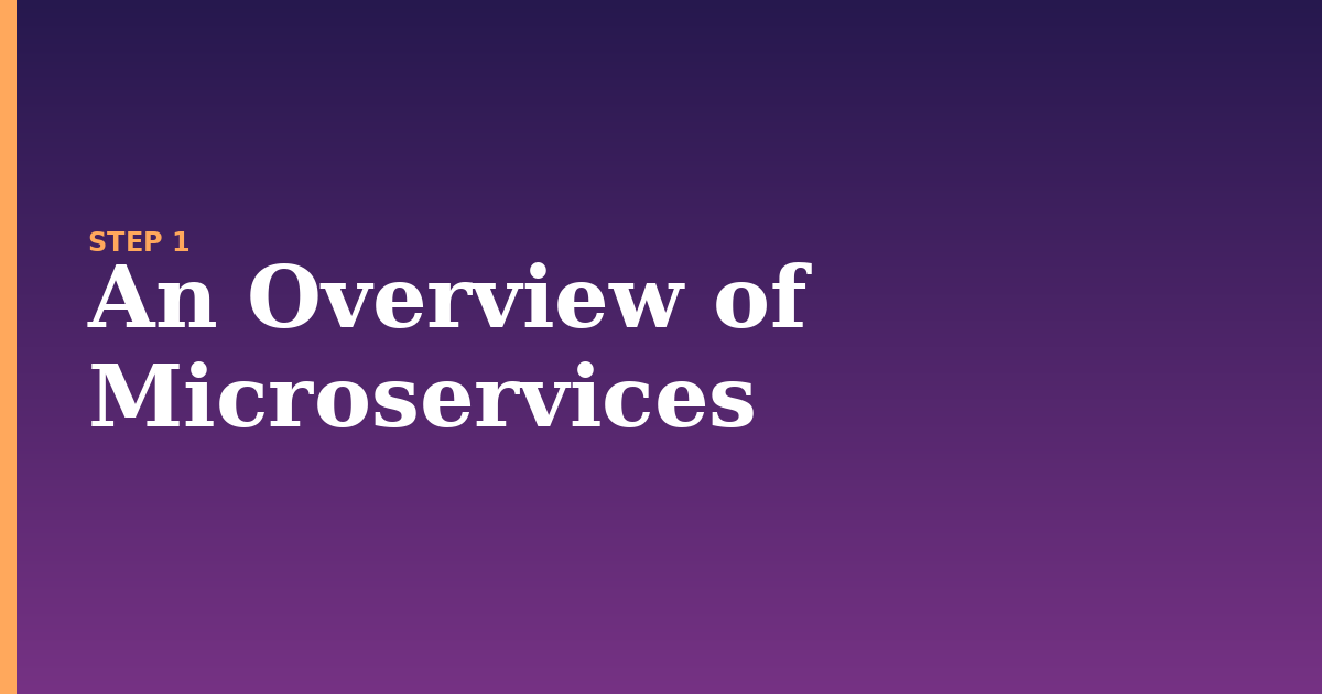 microservices illustration for: An Overview of Microservices