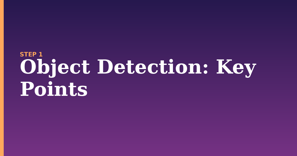 object detection illustration for: Key Points