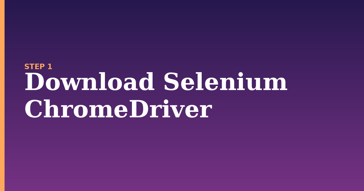 driver illustration for: Download Selenium ChromeDriver