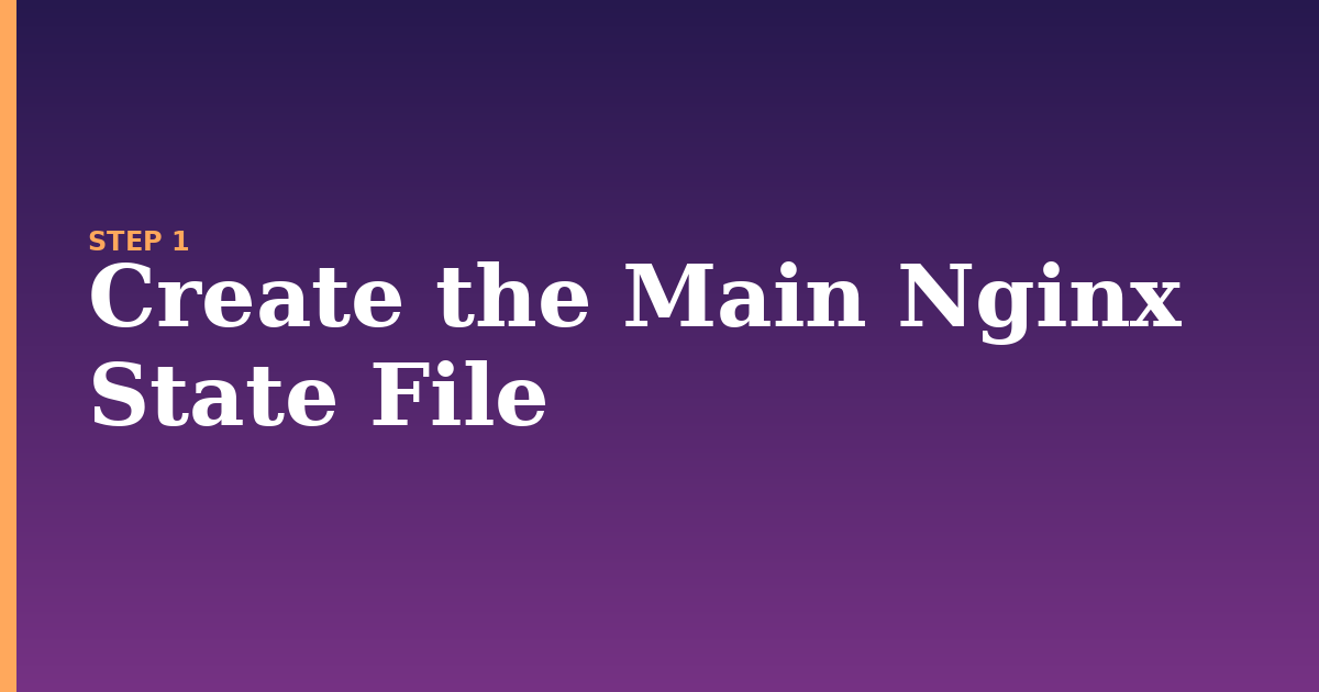 nginx illustration for: Create the Main Nginx State File
