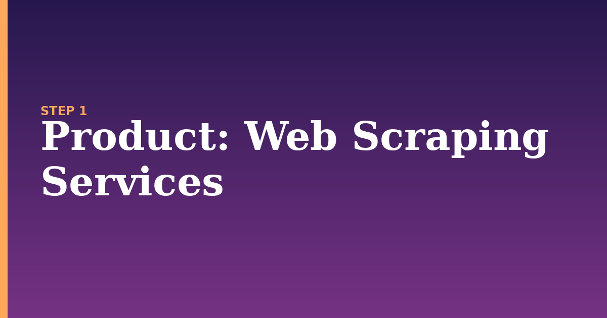 product illustration for: Web Scraping Services