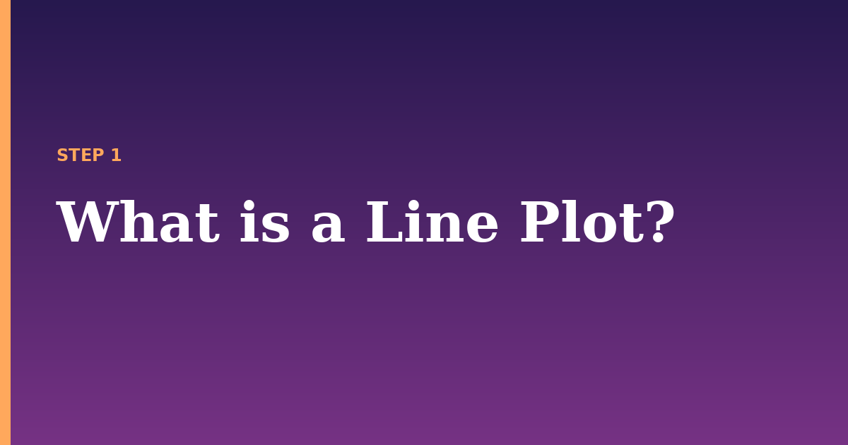 line plot illustration for: What is a Line Plot?