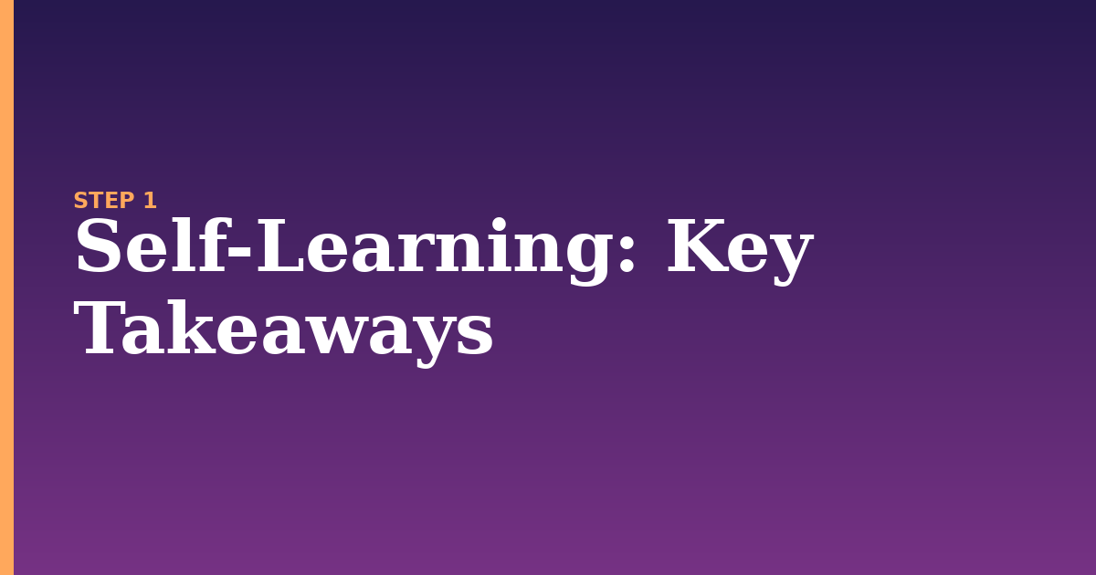 self-learning illustration for: Key Takeaways