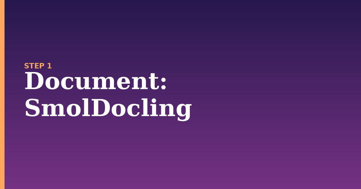 document illustration for: SmolDocling