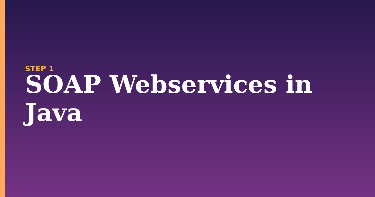 soap webservices illustration for: SOAP Webservices in Java